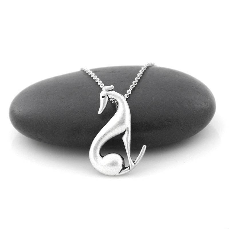 Vintage Italian Greyhound Charm Pendant