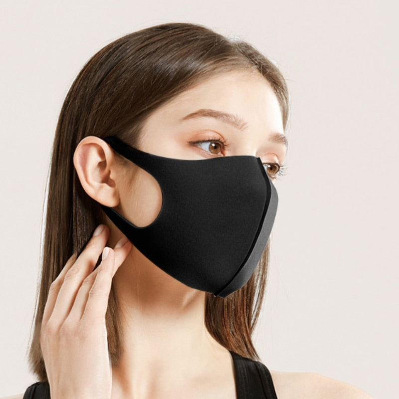 3pcs  Dust Mask Breathable Unisex Face Mask Reusable