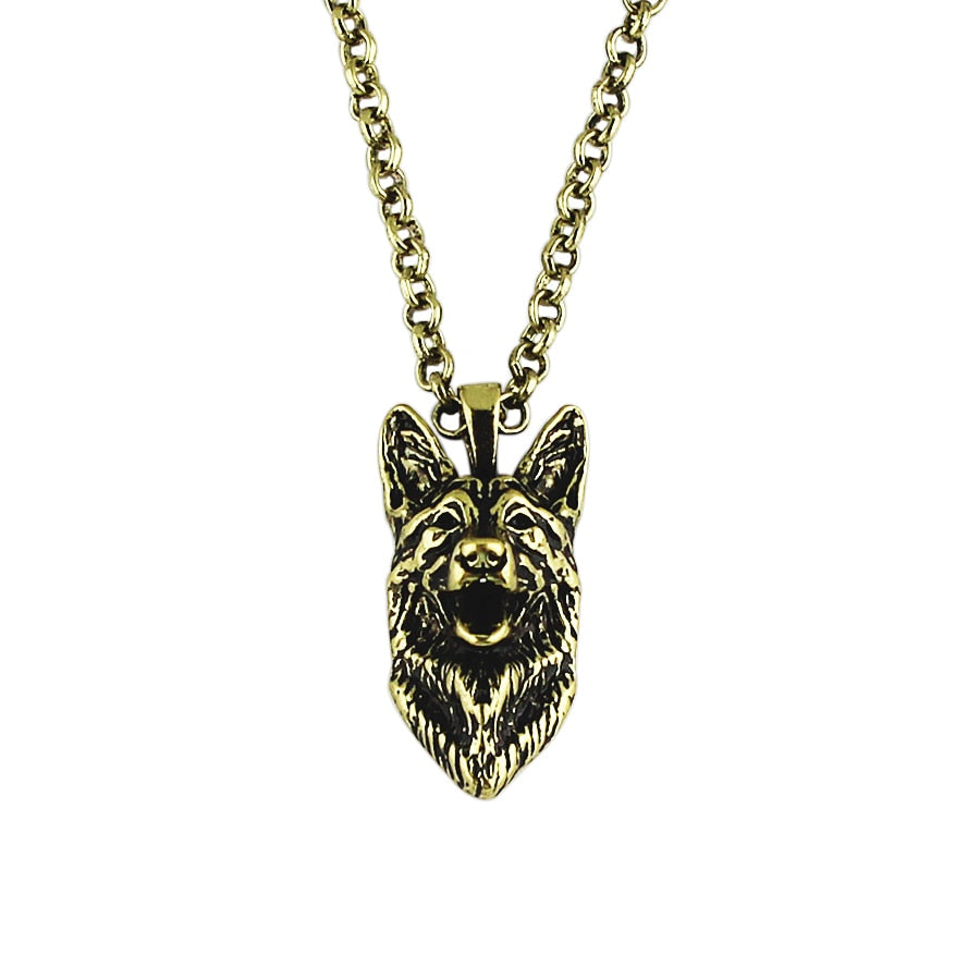 Anygifts4pets German shepherd necklace dog pendant