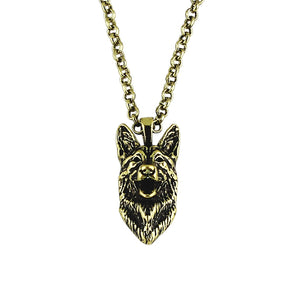 Anygifts4pets German shepherd necklace dog pendant
