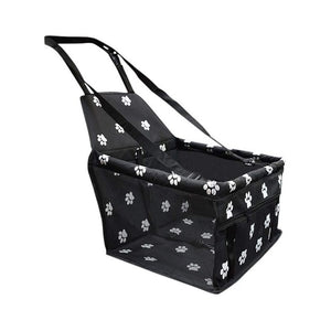 Small Dog Car Seat, Upgraded Booster Seat for Car with Whole Sturdy PVC Bars Frame, Pet Car Seat for Medium Dogs Under 11 lb, Waterproof Anti-Skid Mat Included