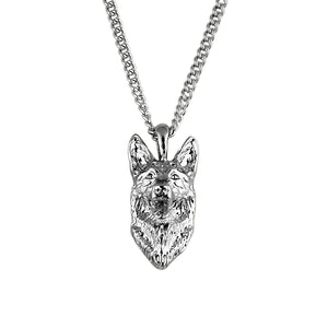 Anygifts4pets German shepherd necklace dog pendant