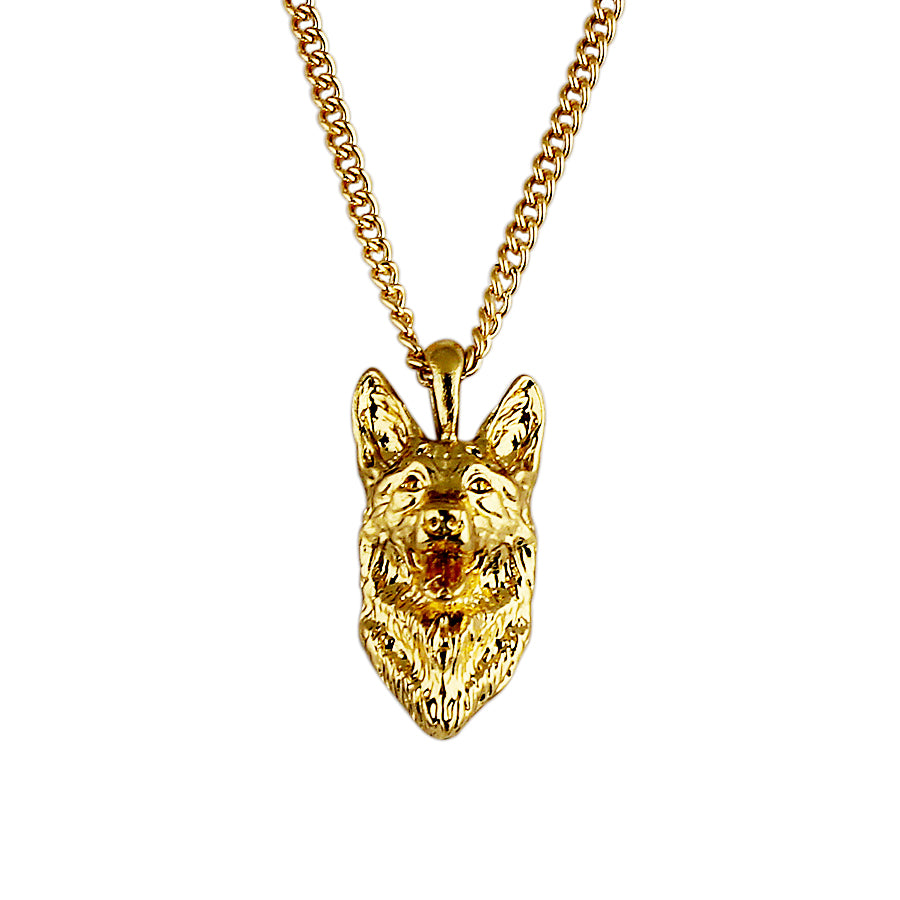 Anygifts4pets German shepherd necklace dog pendant