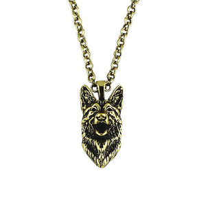 Anygifts4pets German shepherd necklace dog pendant