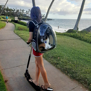 Cat Shoulder Breathable Backpack